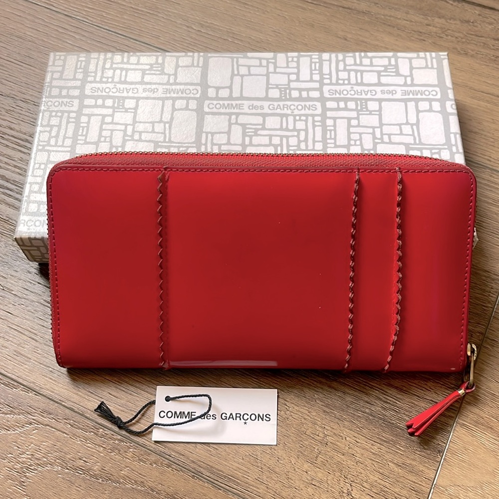 Comme Des Garçons Wallet ‘Raised Spike' continental wallet